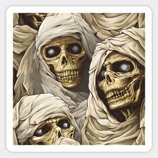 Halloween Monsters 16 - Mummy Sticker